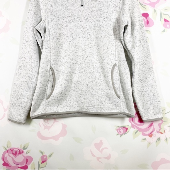 Thread & Supply Gray Quarter Zip Pullover Jacket M - Picture 4 of 11